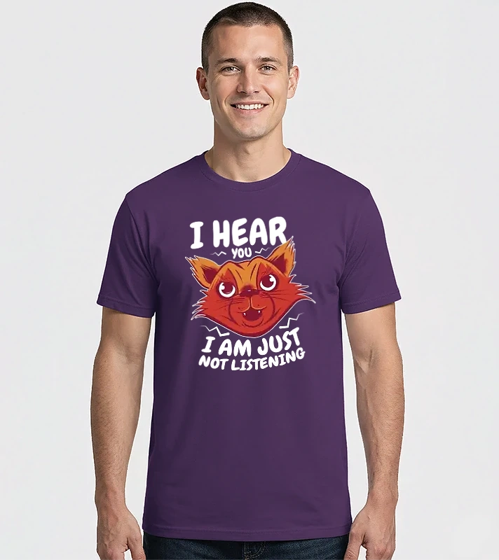 Cat not listening – Férfi Imperial póló