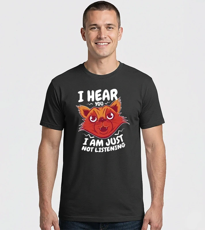 Cat not listening – Férfi Imperial póló