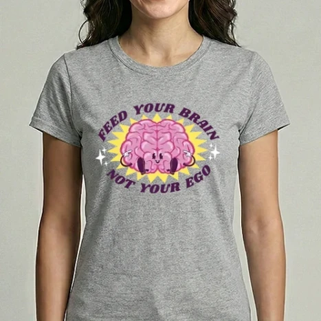 Női Imperial póló - Feed Your Brain