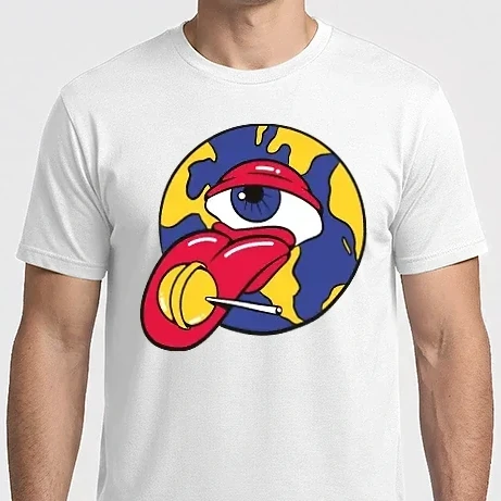 Férfi Imperial póló - Eyeball Tongue