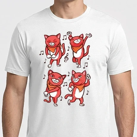 Férfi Imperial póló - Macska Party