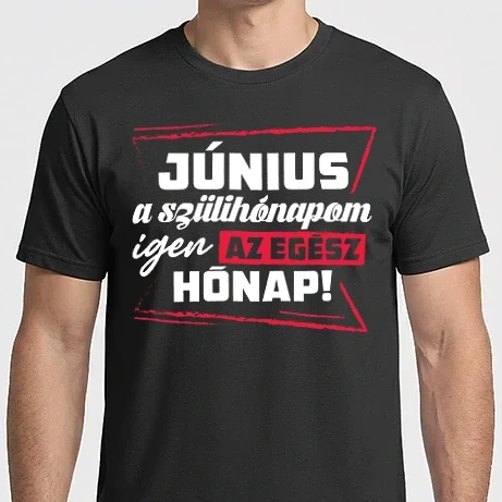 Férfi Imperial póló - Szülihónapom Június