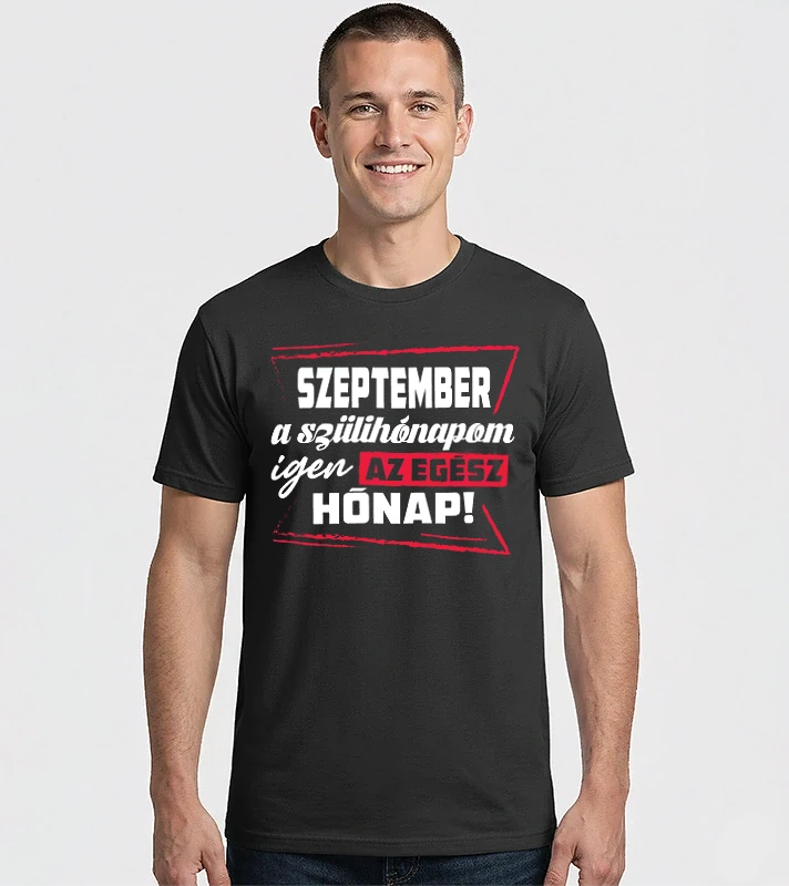 Szülihónapom Szeptember – Férfi Imperial póló