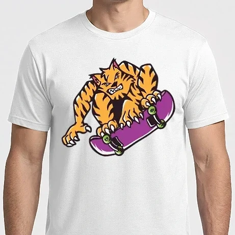 Férfi Imperial póló - Deszkás tigris