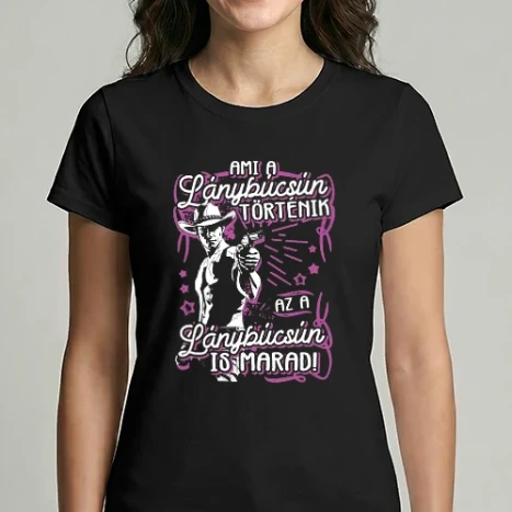 Női Imperial póló - Ami a lánybúcsún történik az ott is marad