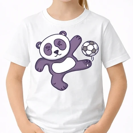 Uniszex gyerek Póló - Panda foci