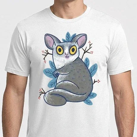 Férfi Imperial póló - Lemur karakter