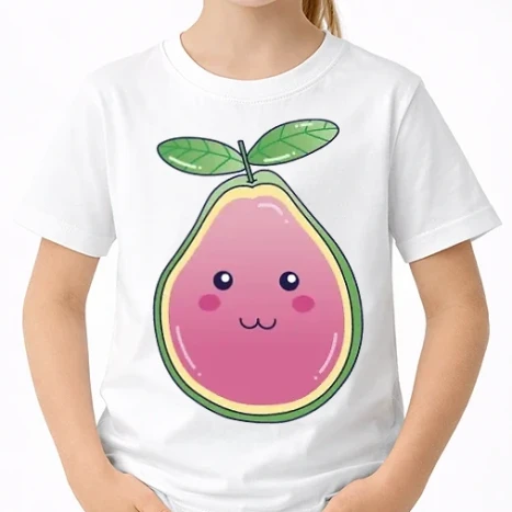 Uniszex gyerek Póló - Mosolygós Guava