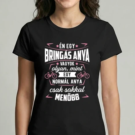 Női Imperial póló - Menő Bringás anya