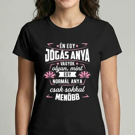 Női Imperial póló - Menő Jógás anya