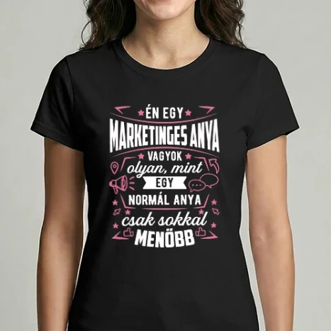 Női Imperial póló - Menő Marketinges anya