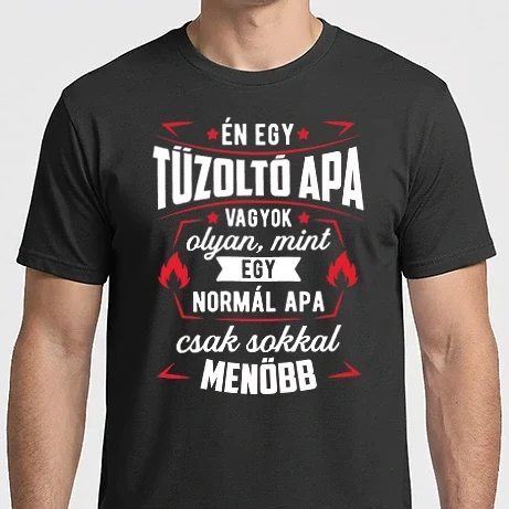 Férfi Imperial póló - Menő tűzoltó apa