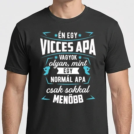 Férfi Imperial póló - Menő Vicces apa