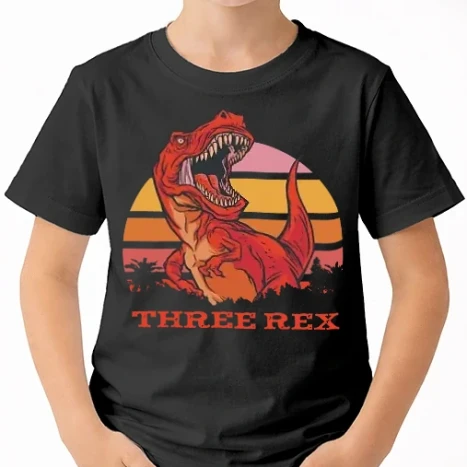 Uniszex gyerek Póló - T Rex