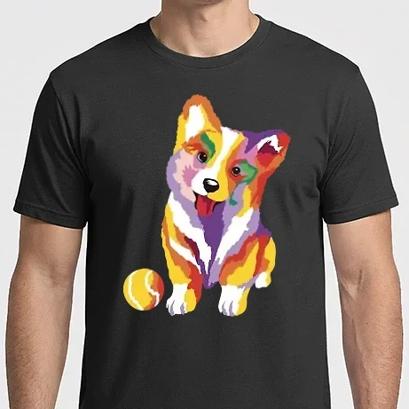 Férfi Imperial póló - Színes Corgi