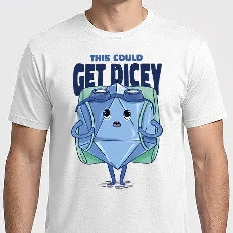 Férfi Imperial póló - Polygonal Dice