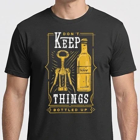 Férfi Imperial póló - Dont keep things bottled up
