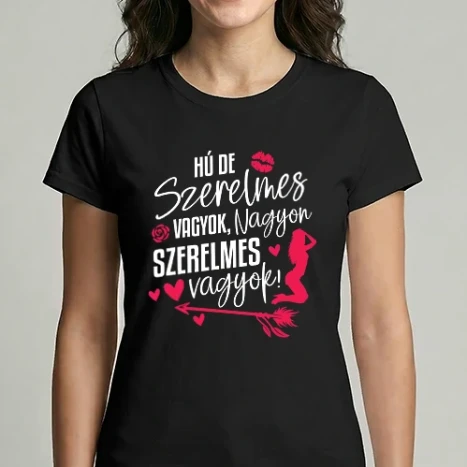 Női Imperial póló - Dalszöveg Szerelmes vagyok én