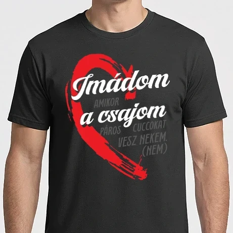 Férfi Imperial póló - Imádom a csajom