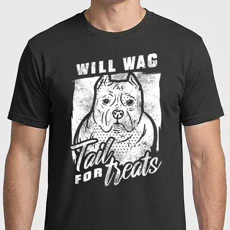 Férfi Imperial póló - Pitbull - Will wag tail for treats