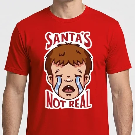 Férfi Imperial póló - Santa is not real