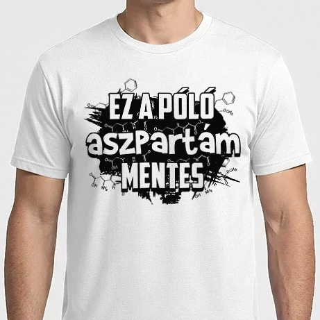 Férfi Imperial póló - Aszpartám mentes fekete