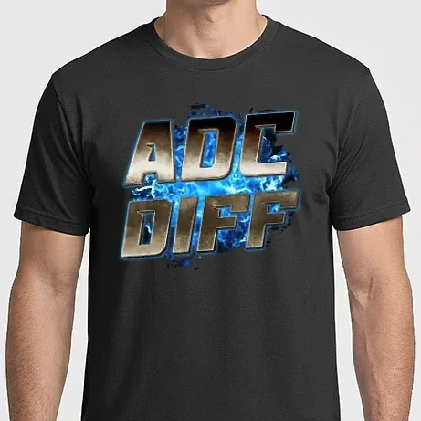 Férfi Imperial póló - ADC DIFF metalic blue fire