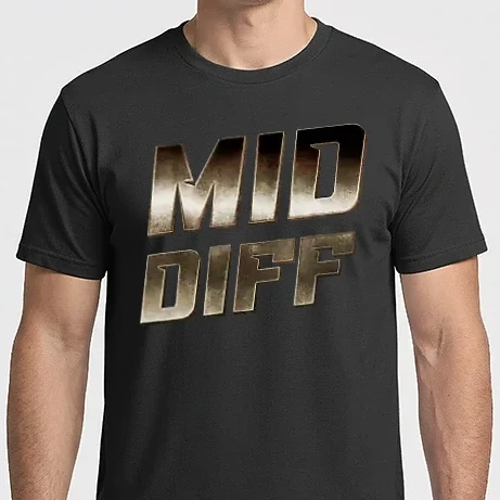 Férfi Imperial póló - MID DIFF metalic