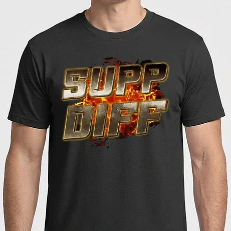 Férfi Imperial póló - SUPP DIFF metalic fire