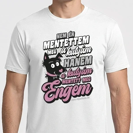 Férfi Imperial póló - VIGYÉL HAZA A kutyám mentett meg engem