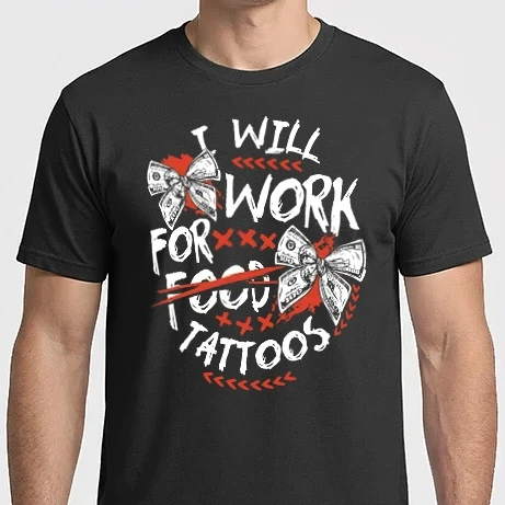 Férfi Imperial póló - I will work for tattoos