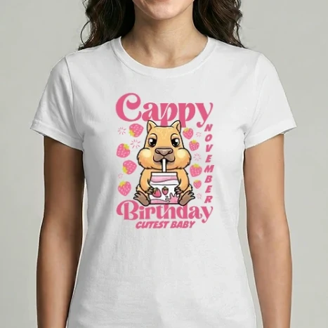 Női Imperial póló - Cappy Birthday November