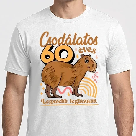 Férfi Imperial póló - Capybara 60 éves