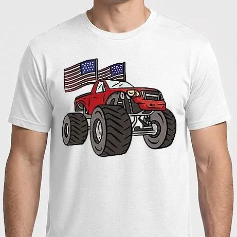 Férfi Imperial póló - Monster Truck