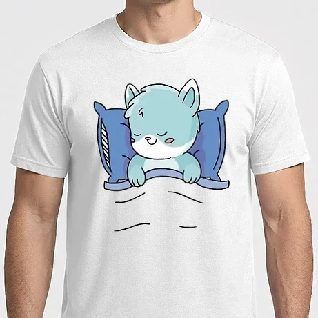 Férfi Imperial póló - Cat Sleeping