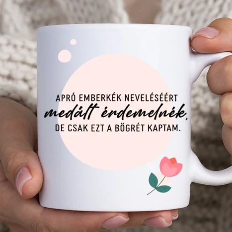 Fehér bögre - Medált érdemelnék
