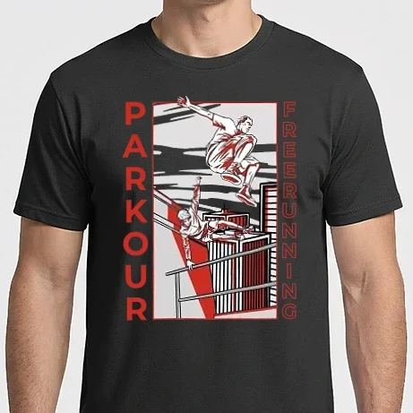 Férfi Imperial póló - Parkour