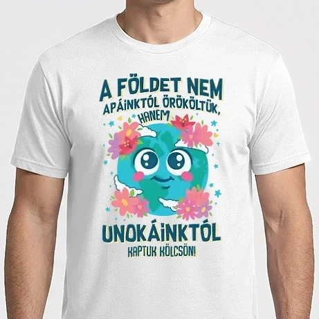Férfi Imperial póló - A földet nem apániktól örököltük