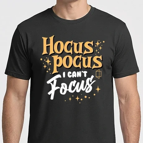 Férfi Imperial póló - Hocus Pocus I cant focus