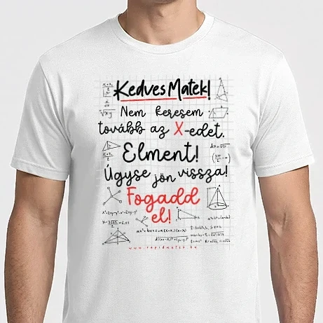 Férfi Imperial póló - Kedves Matek