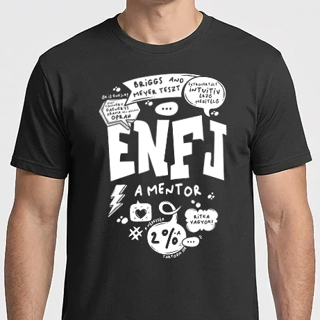 Férfi Imperial póló - 16 Személyiségtipus COMIC  ENFJ A MENTOR