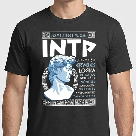 Férfi Imperial póló - 16 Személyiségtipus GREEK STYLE  INTP A TUDÓS