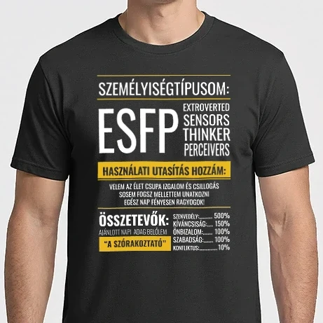 Férfi Imperial póló - 16 Személyiségtipus RÉSZLETES JELLEMZŐK ESFP A SZÓRAKOZTATÓ
