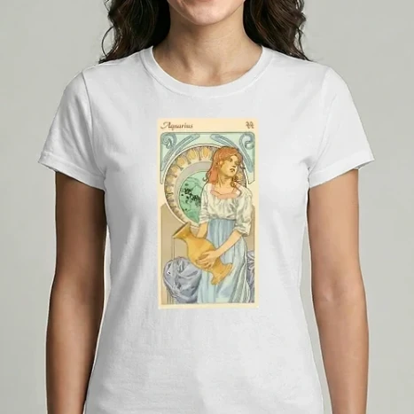 Női Imperial póló - Tarot Horoszkóp VÍZÖNTŐ