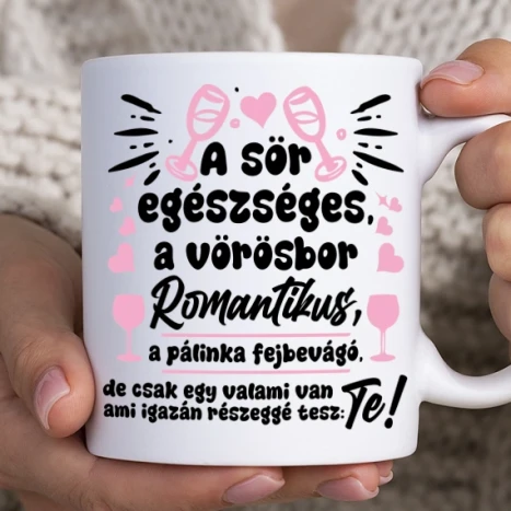 Fehér bögre - Részeggé teszel