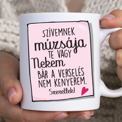 Fehér bögre - Szerelmes vers