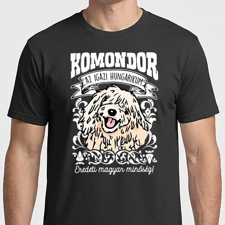 Férfi Imperial póló - Hungarikum kutyáink komondor