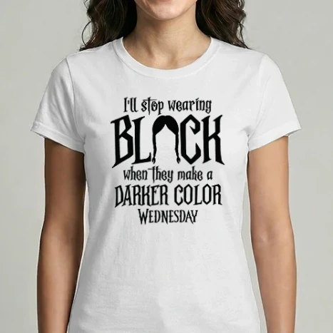 Női Imperial póló -  I will stop wearing black when they make a darker color