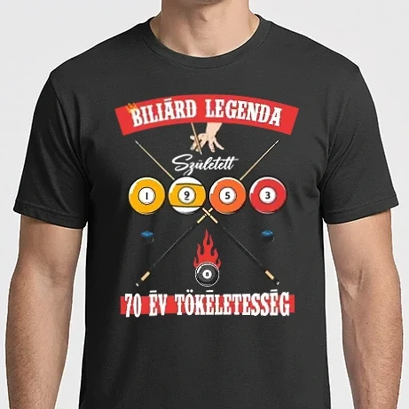 Férfi Imperial póló - Biliárd legenda született 1953