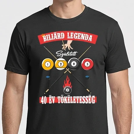 Férfi Imperial póló - Biliárd legenda született 1983